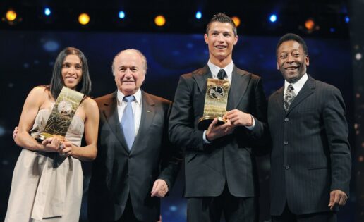 Blatter se mofa de Cristiano Ronaldo