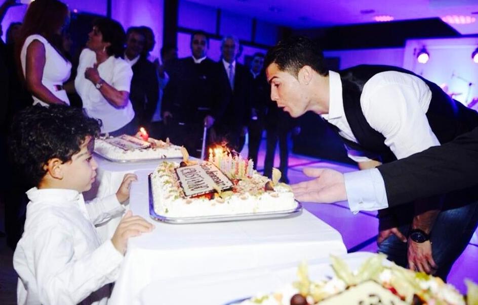 La fiesta de cumpleaños de Cristiano Ronaldo