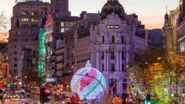 La primera vez que hubo luces de Navidad en Madrid